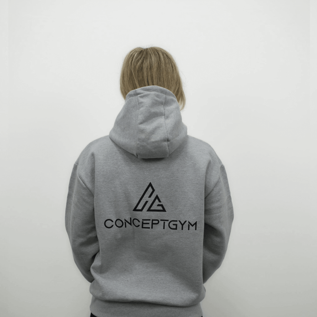 Heavyweight Oversize Hoodie - Grau/Schwarz