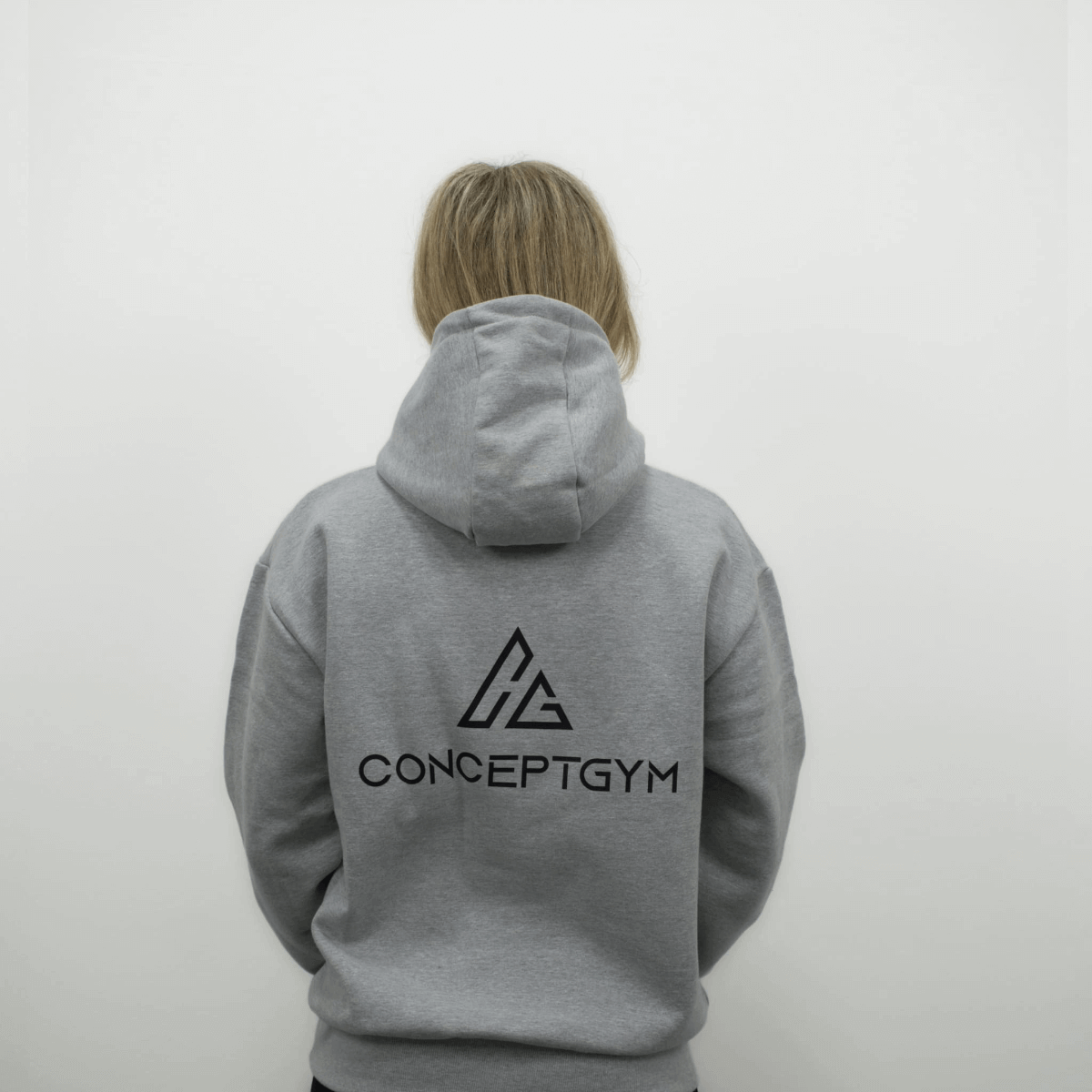 Heavyweight Oversize Hoodie - Grau/Schwarz